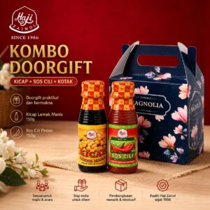 Kombo Doorgift (Kicap + Sos Cili + Kotak)